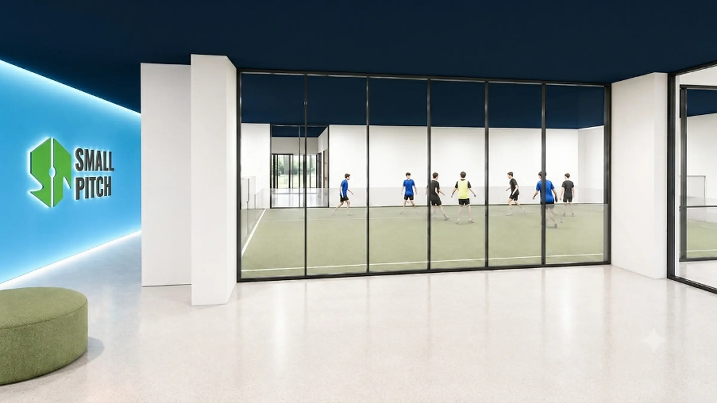 Smallpitch innendørs fotballbane på Skullerud i Oslo
